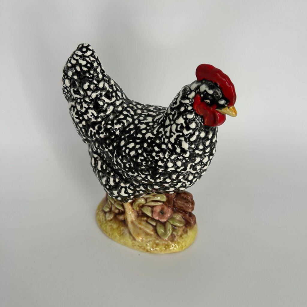 Ceramic Chicken Figure