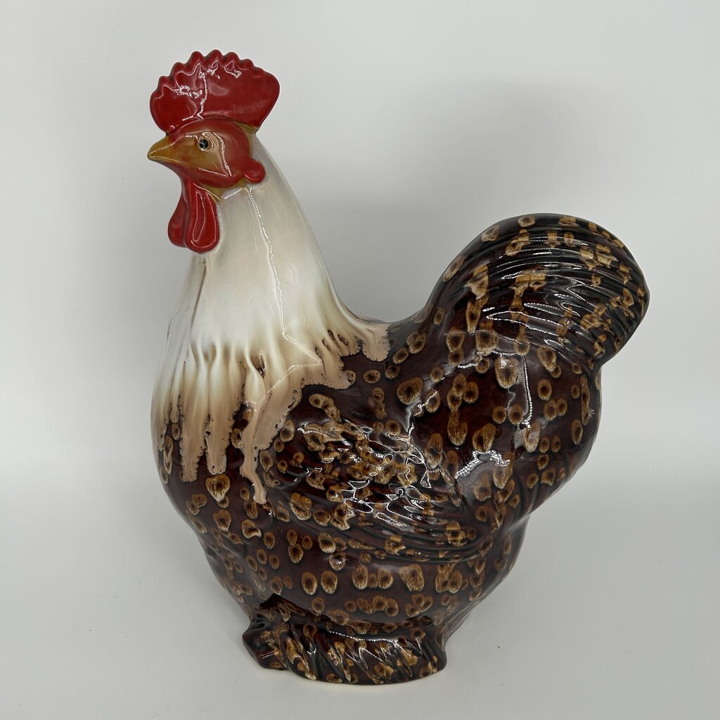 Ceramic Chicken Figure