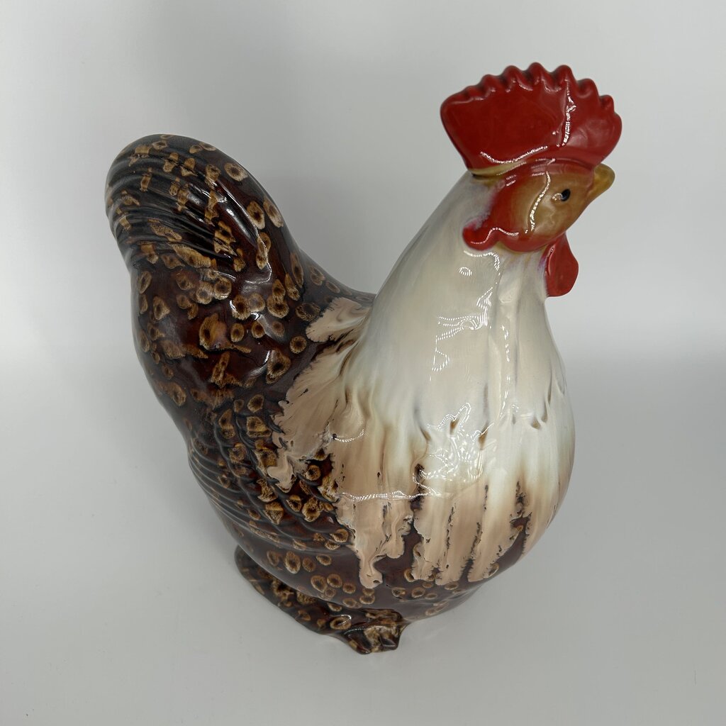 Ceramic Chicken Figure