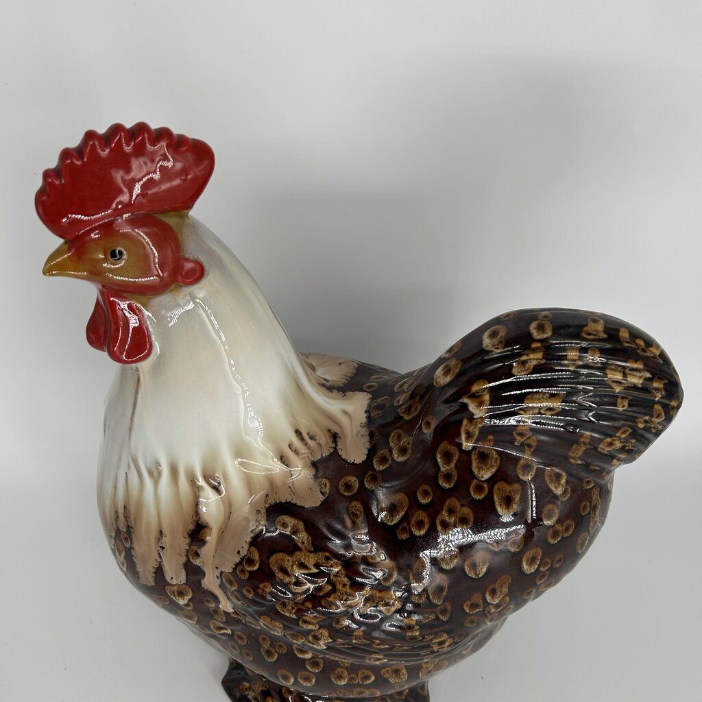 Ceramic Chicken Figure