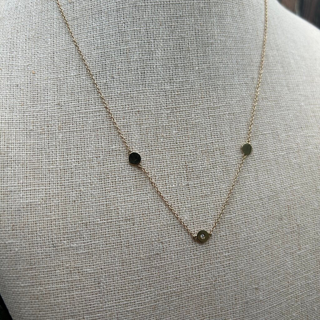 10k Delicate Diamond Necklace
