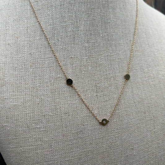 10k Delicate Diamond Necklace