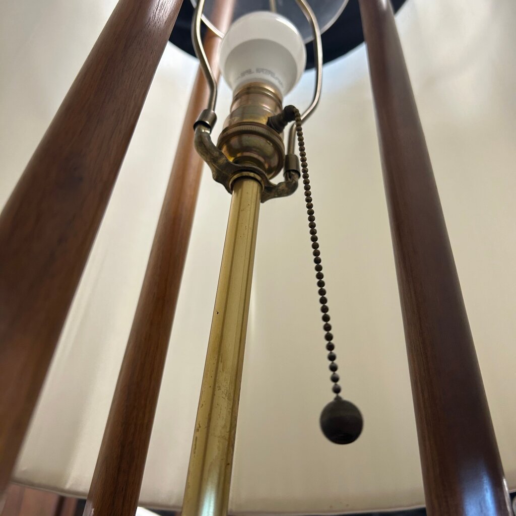 MCM Wooden Lamp