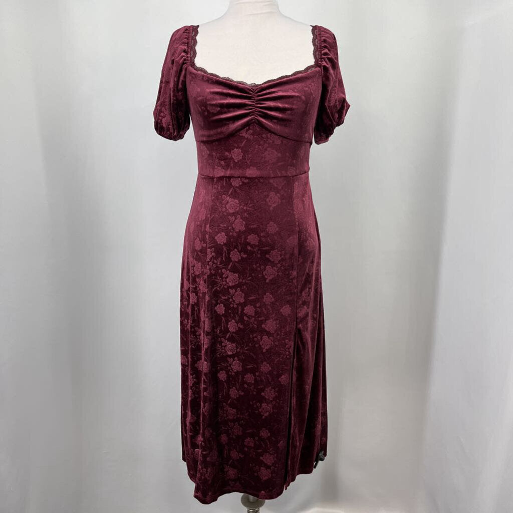 Francesca's S/s Velour Dress
