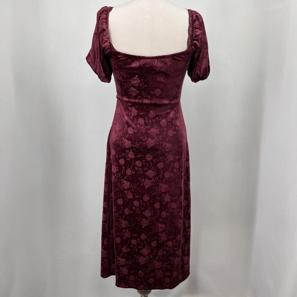 Francesca's S/s Velour Dress