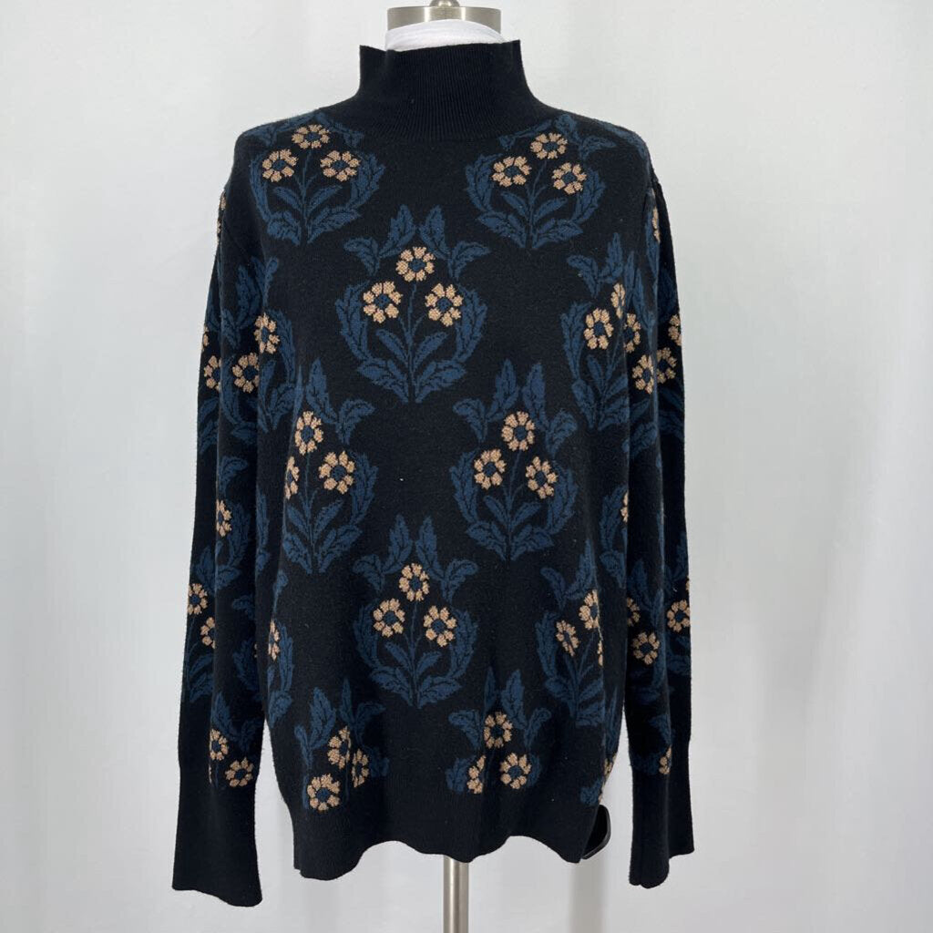 Ann Taylor L/s Floral Sweater