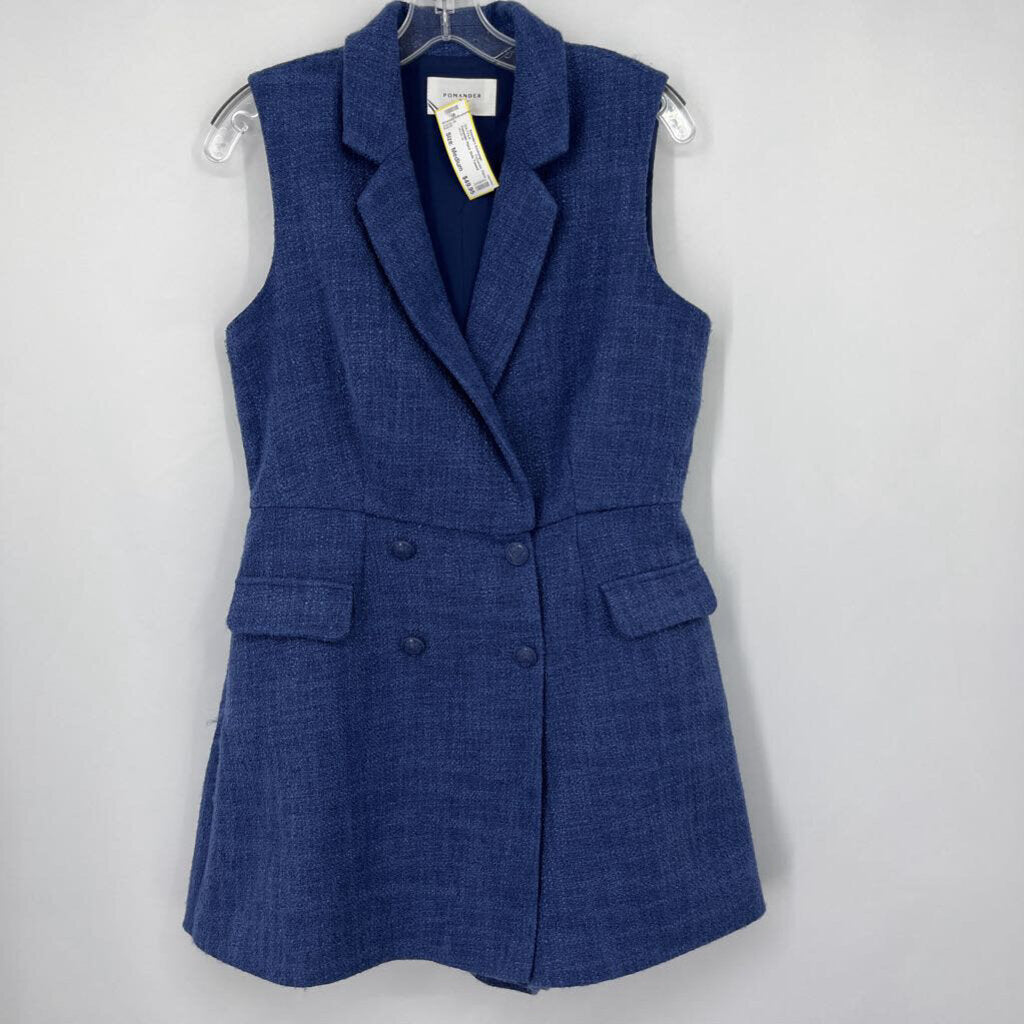 Pomander Place Slvls Tweed Dress
