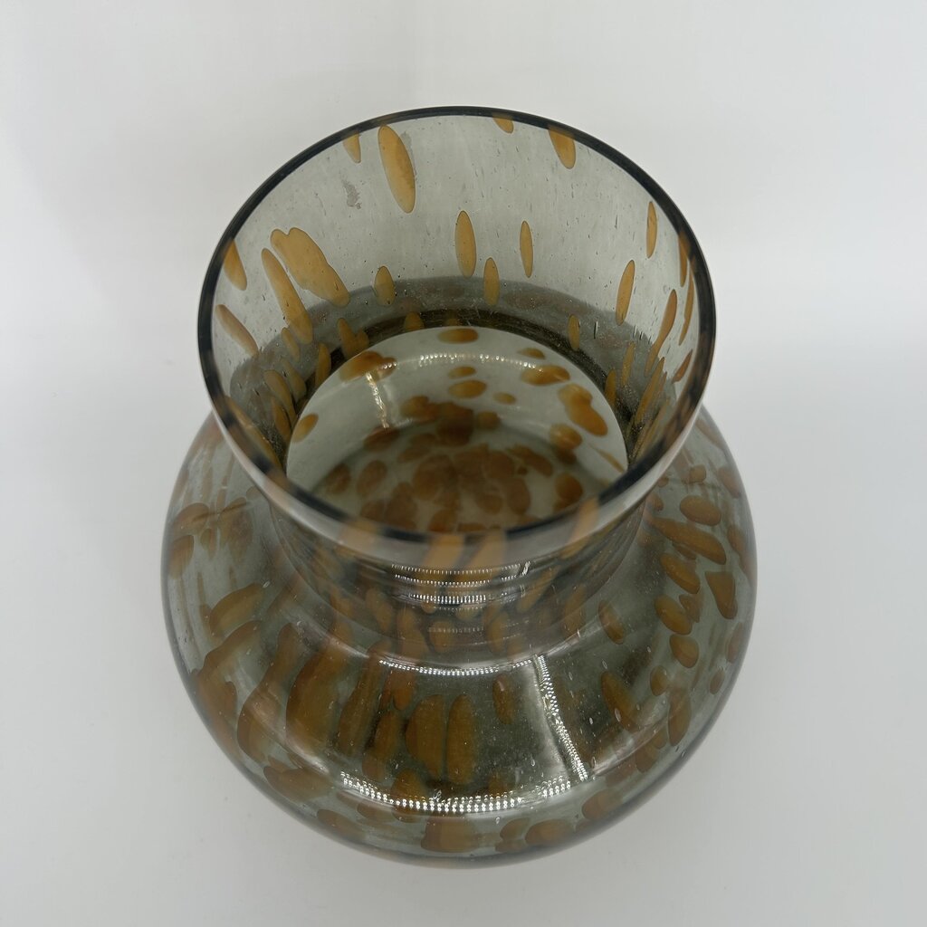 Seeded Glass Vase