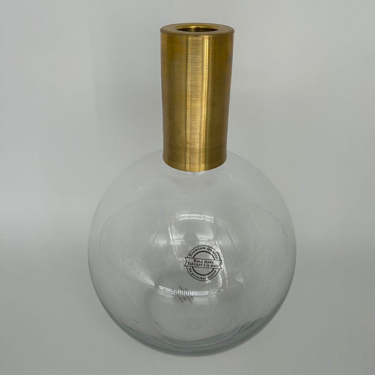 Glass Bulbous Vase