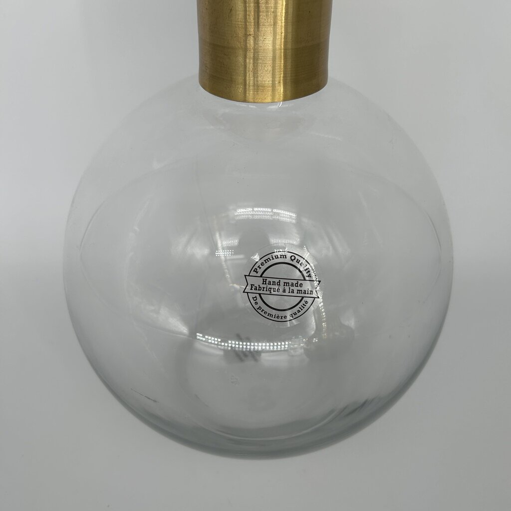 Glass Bulbous Vase