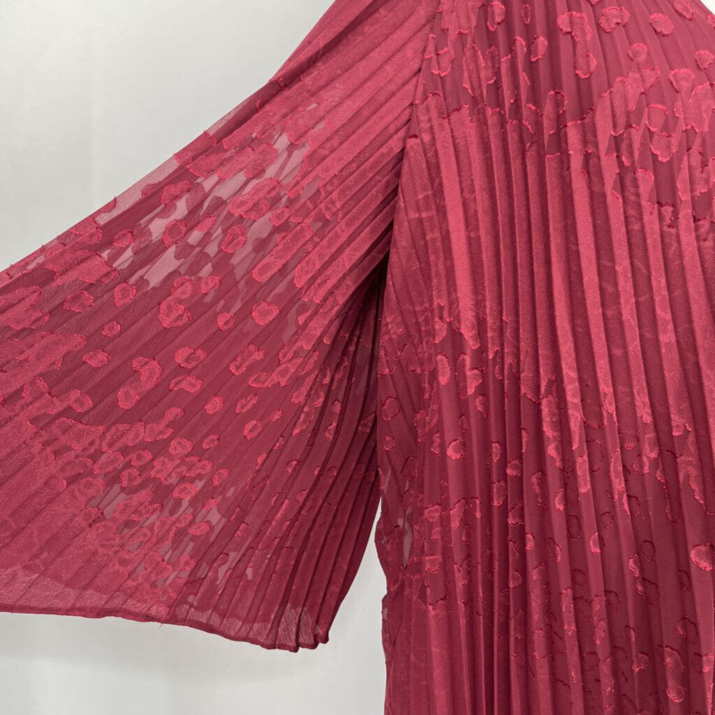 Anthropologie L/s Pleated Dress