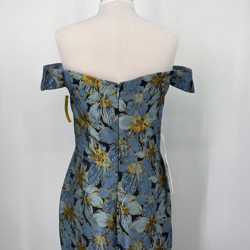 Off Shoulder Floral Gown