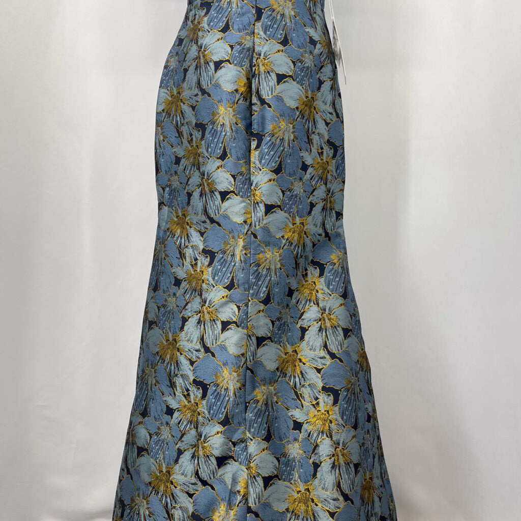 Off Shoulder Floral Gown