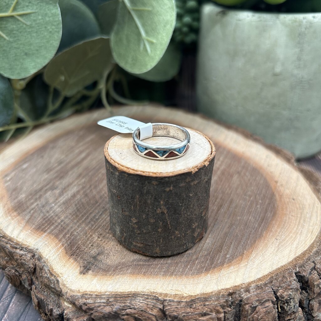 Sterling Silver Inlay Ring