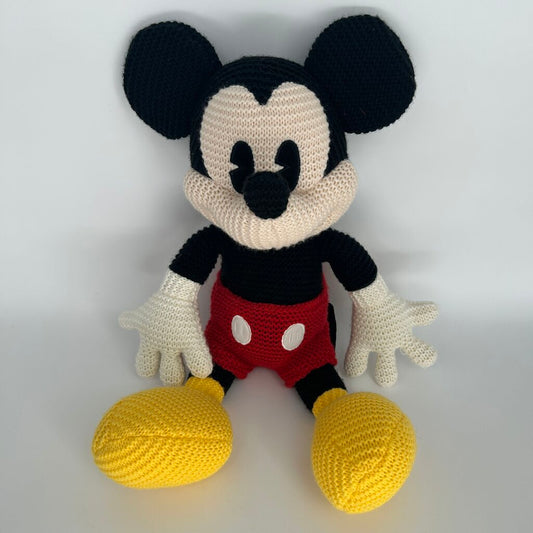 Knit Mickey Mouse Pkush
