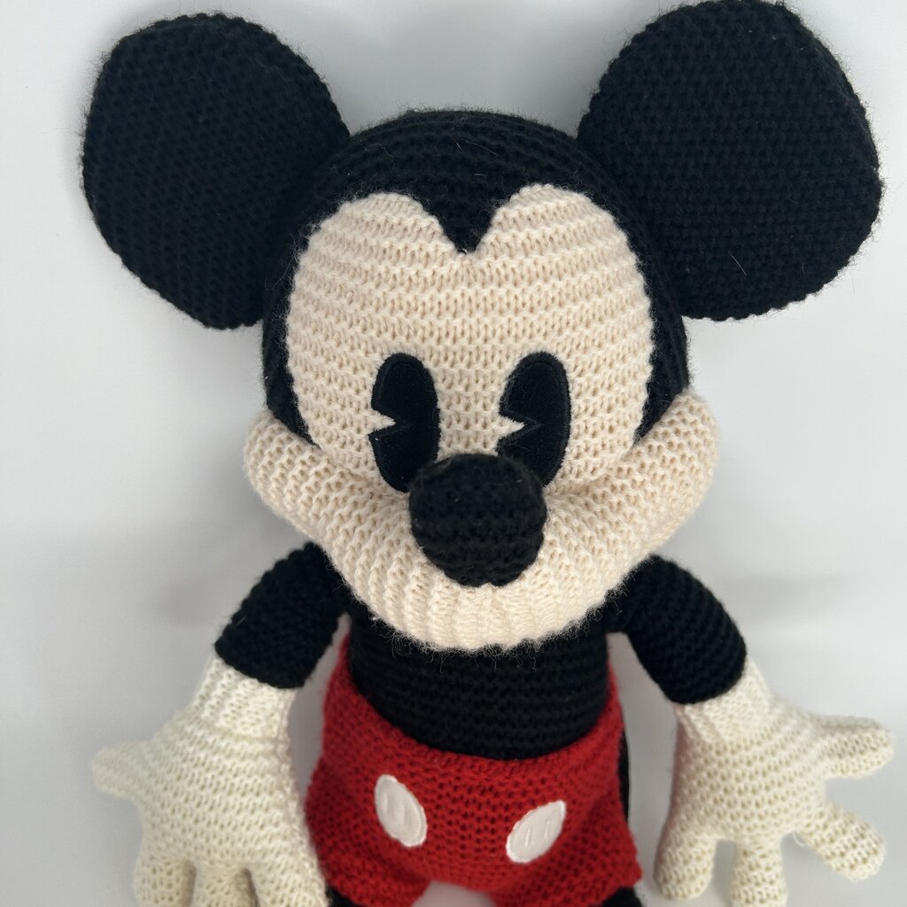 Knit Mickey Mouse Pkush