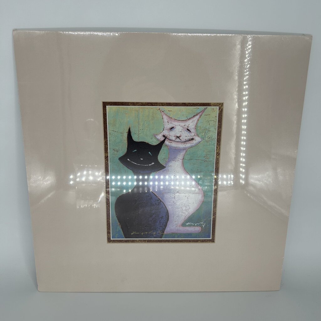 Matted Cat Print