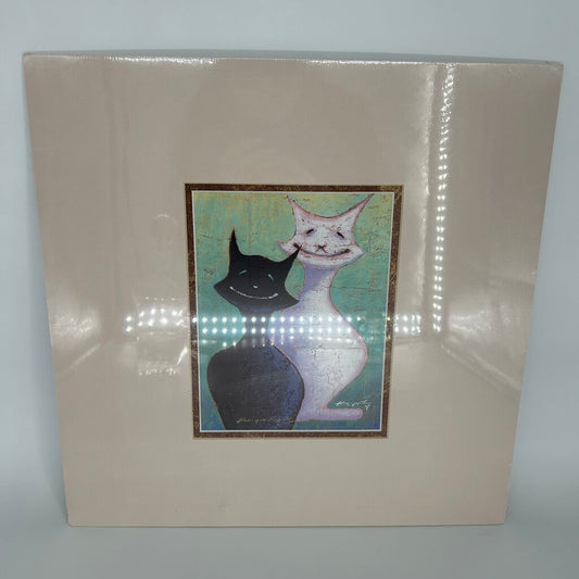 Matted Cat Print