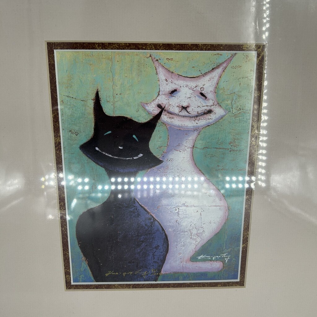 Matted Cat Print