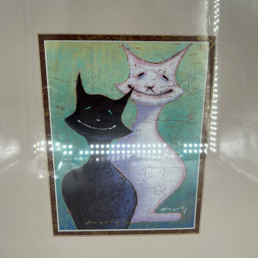 Matted Cat Print
