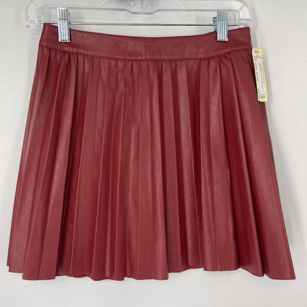 Lulu's Faux Leather Skirt