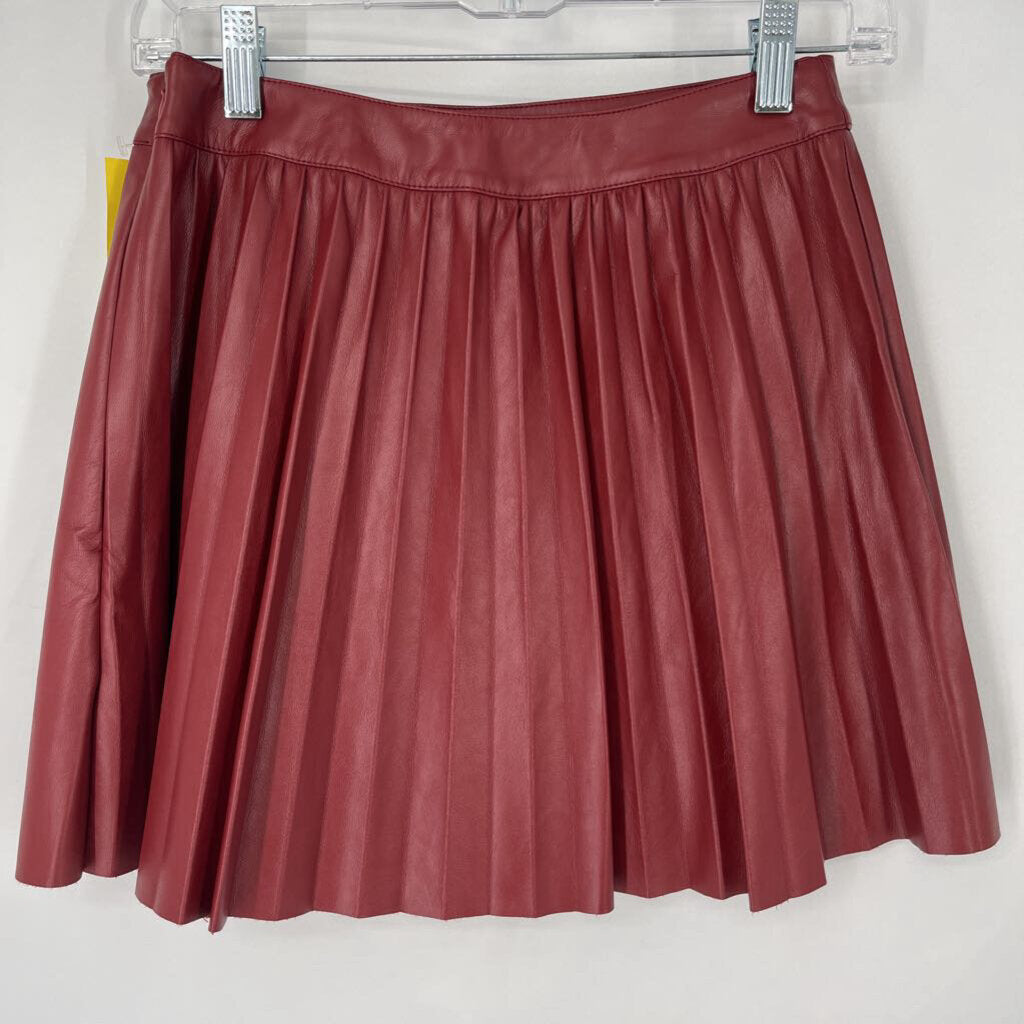 Lulu's Faux Leather Skirt