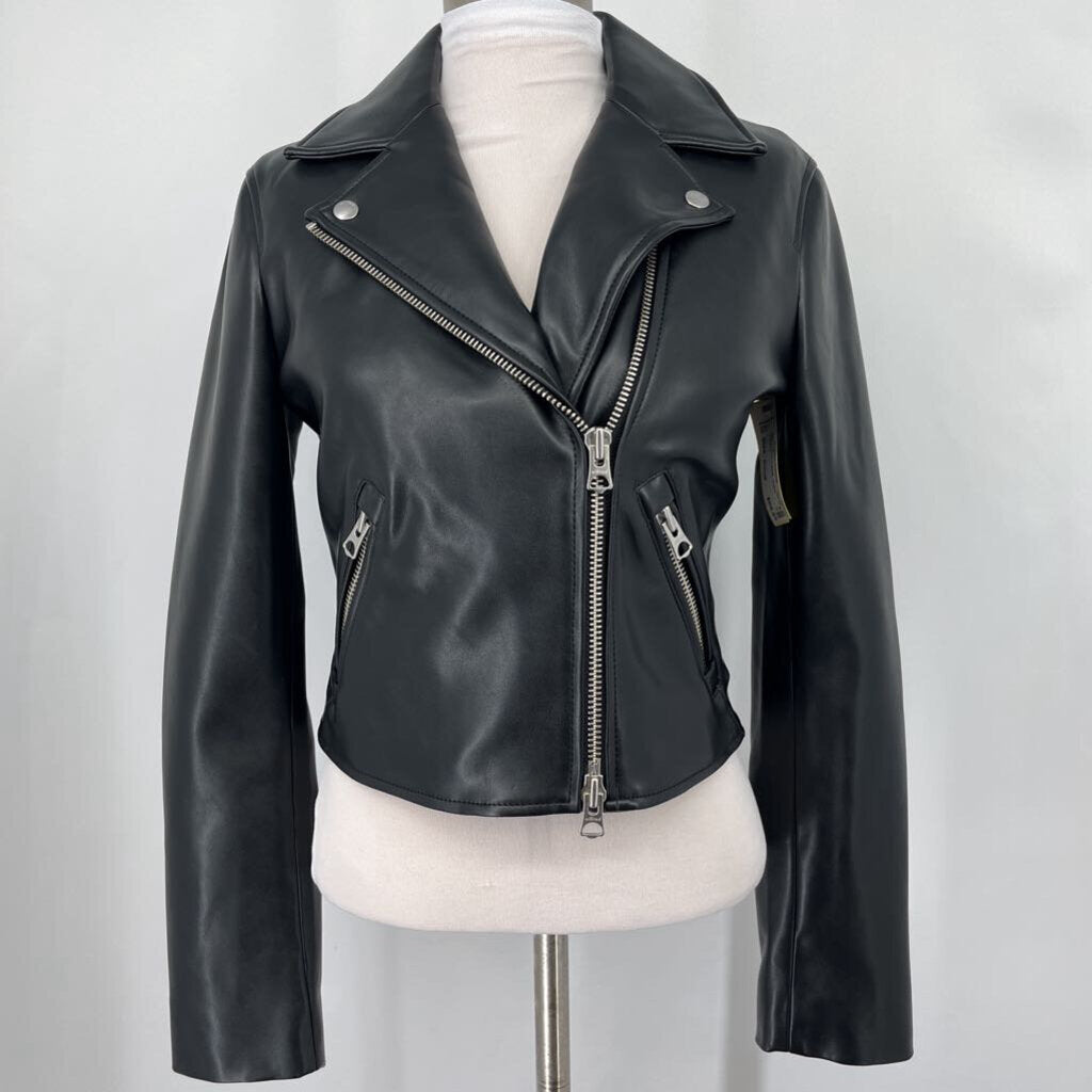 Wilfred Faux Leather Jacket