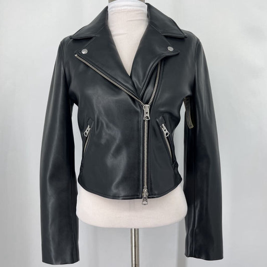 Wilfred Faux Leather Jacket