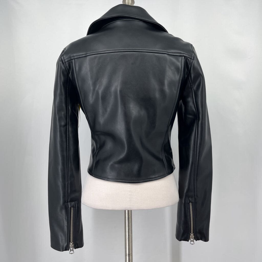 Wilfred Faux Leather Jacket