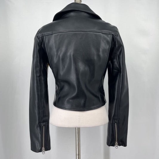 Wilfred Faux Leather Jacket
