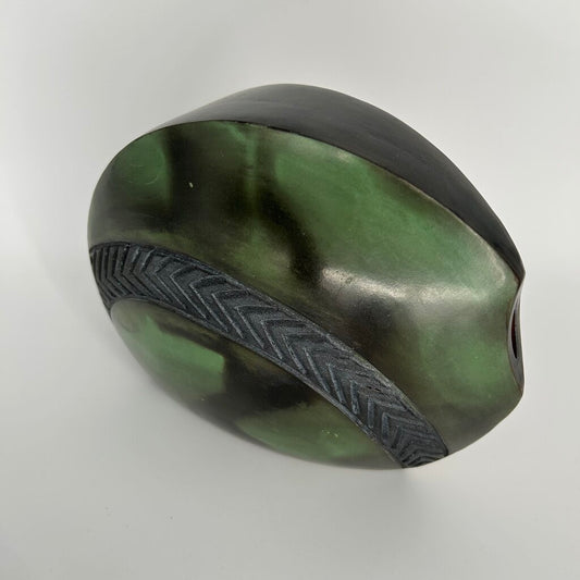 Snake print Peruvian Pottery