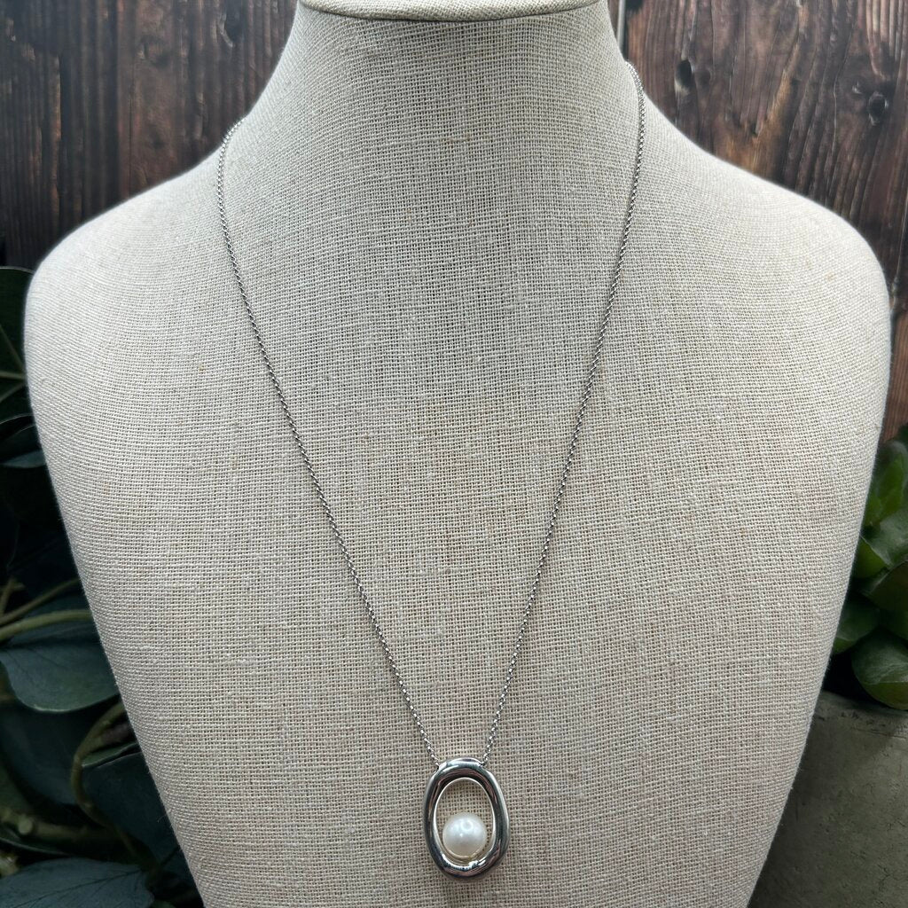 Nomination Italy Sterling & Pearl Necklace