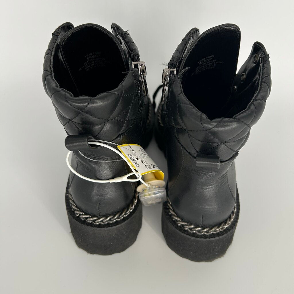 Vince Camuto Quilted Combat Boots