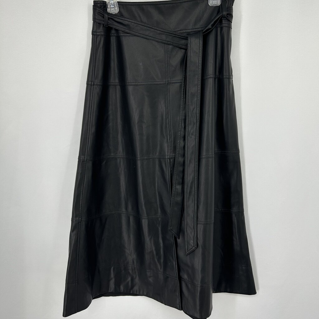 Tanya Taylor Faux Leather Skirt