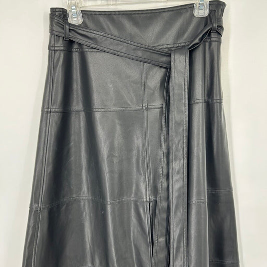 Tanya Taylor Faux Leather Skirt