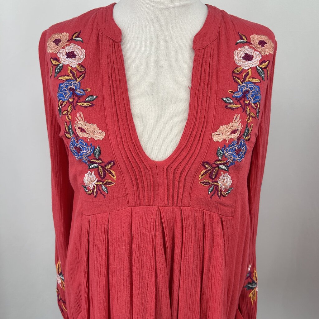 Free People L/s Gauze Dress