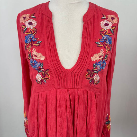 Free People L/s Gauze Dress