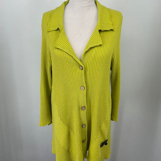 Fenini L/s Ribbed Cardigan