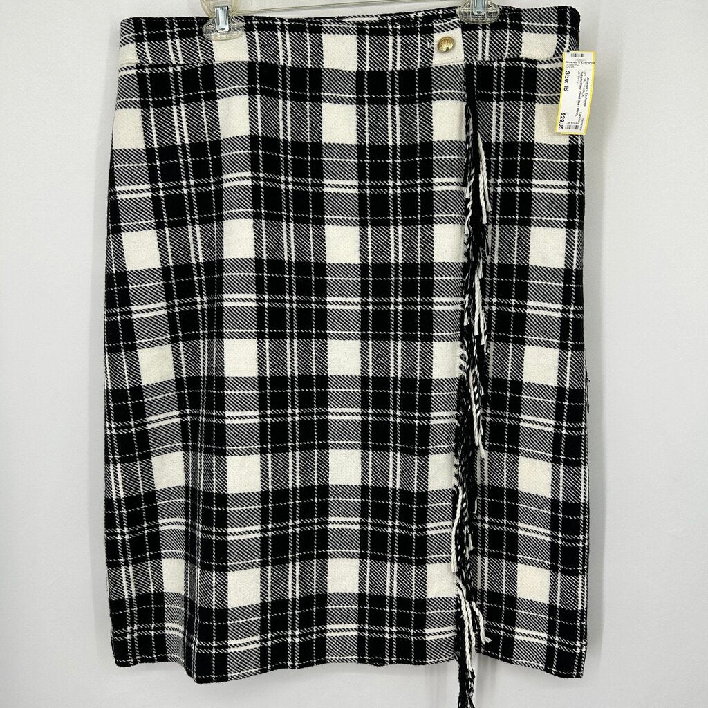 Talbots Plaid Pencil Skirt