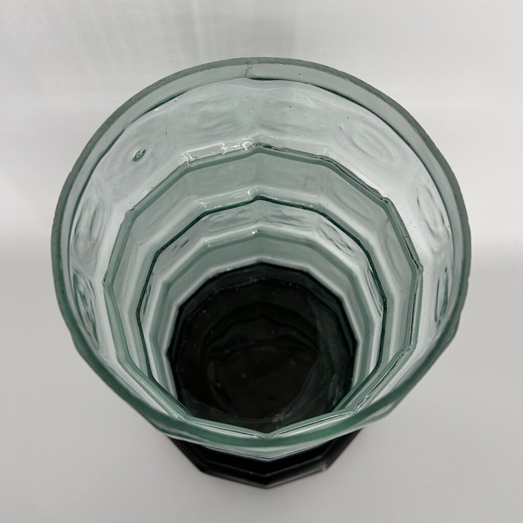 Geometric Canister w/ Stripes