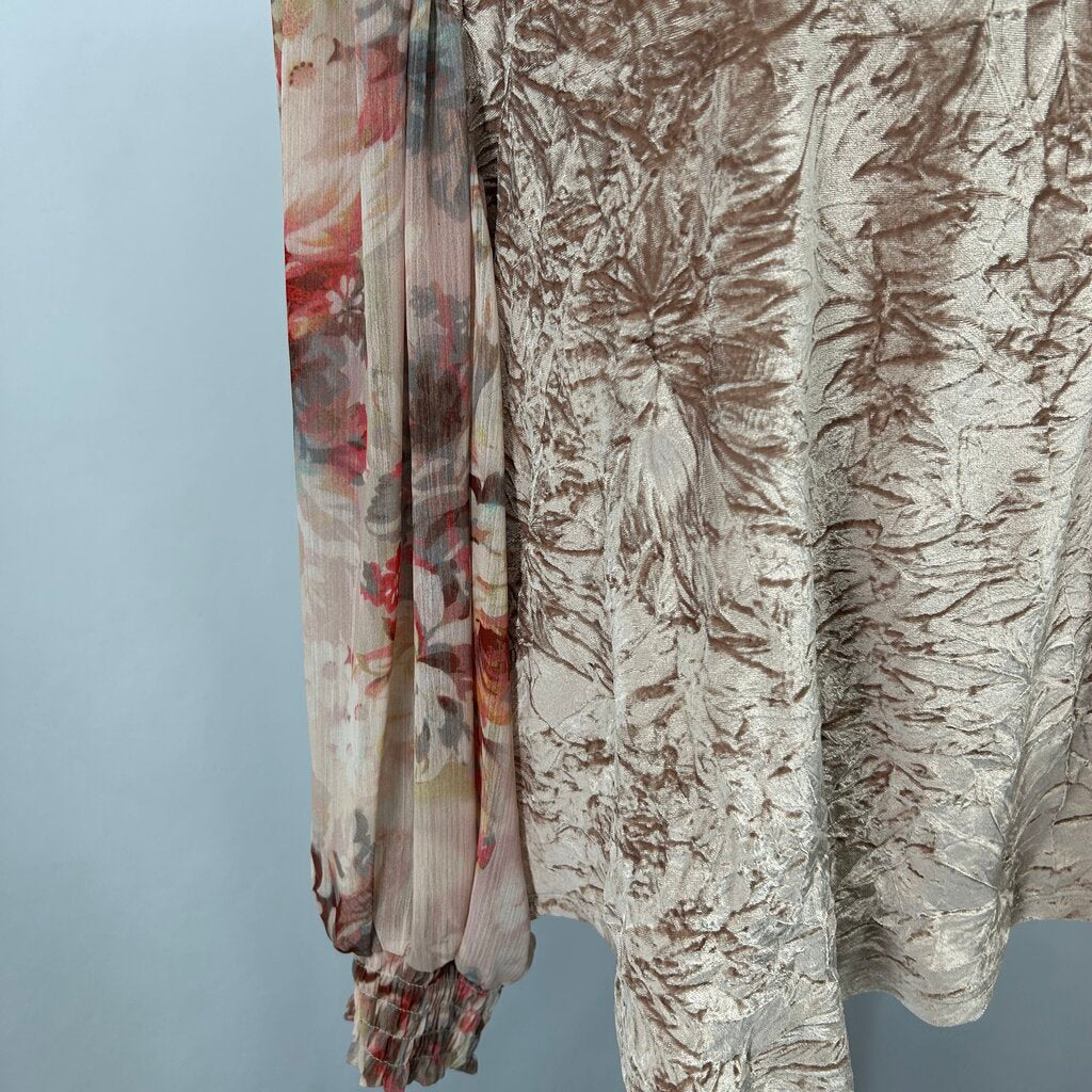 Meadow Rue Floral Sleeve Shirt