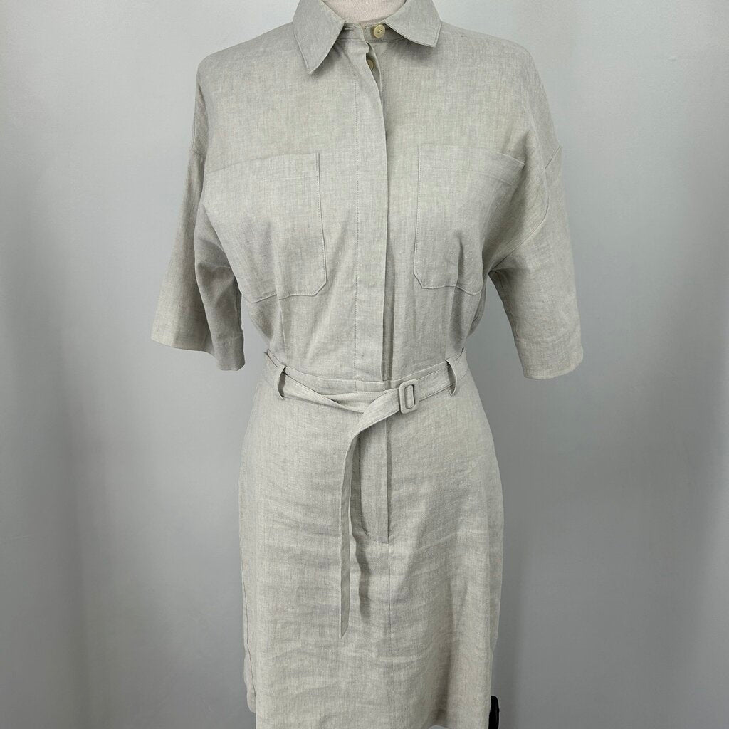 Theory S/s Belted Dress