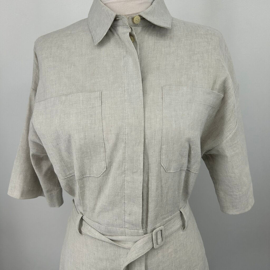 Theory S/s Belted Dress
