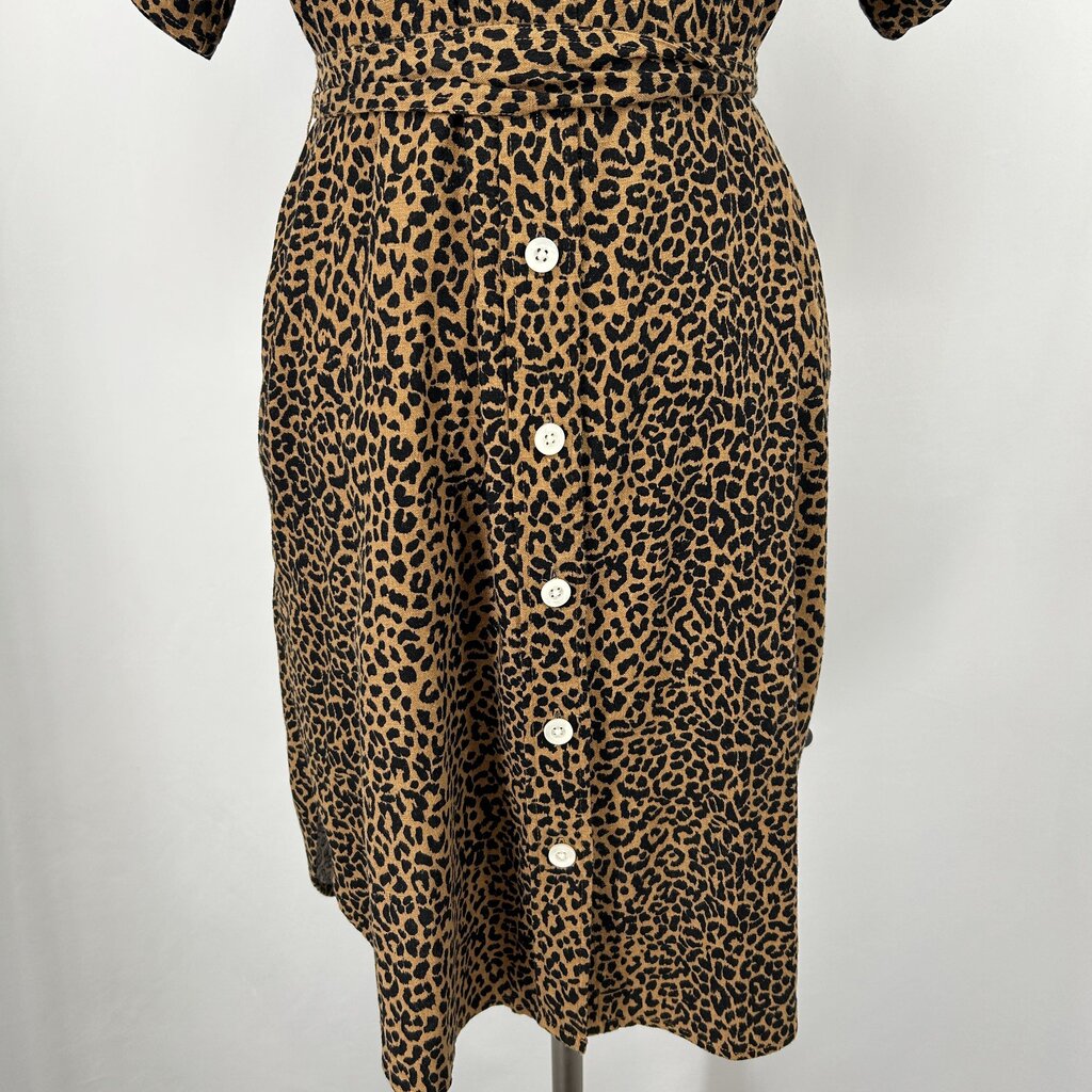 J Crew S/s Animal Print Dress
