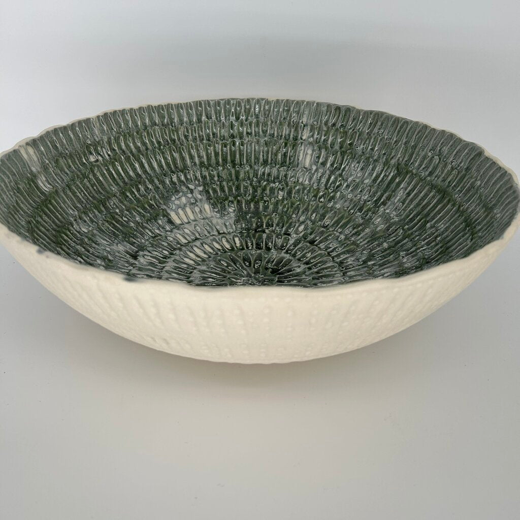Grooved Ceramic Bowl