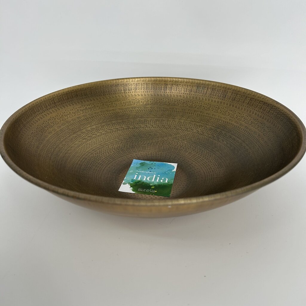 Etched Brass Bowl
