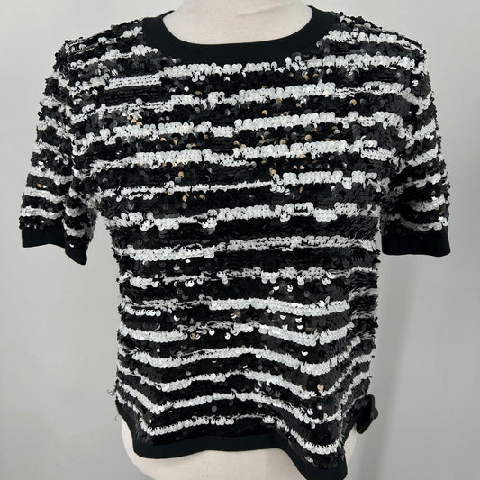 J. Crew S/s Sequened Shirt