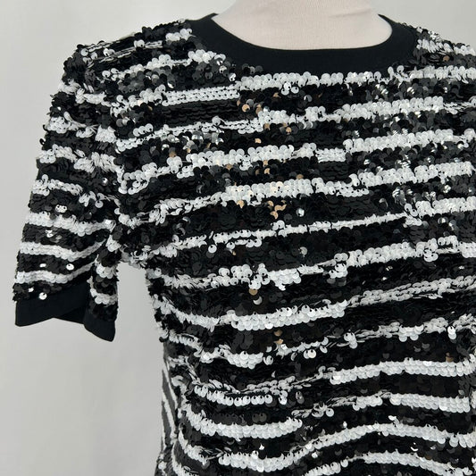J. Crew S/s Sequened Shirt