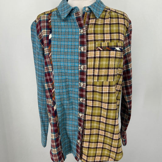 Tru Luxe Jeans Plaid Shirt