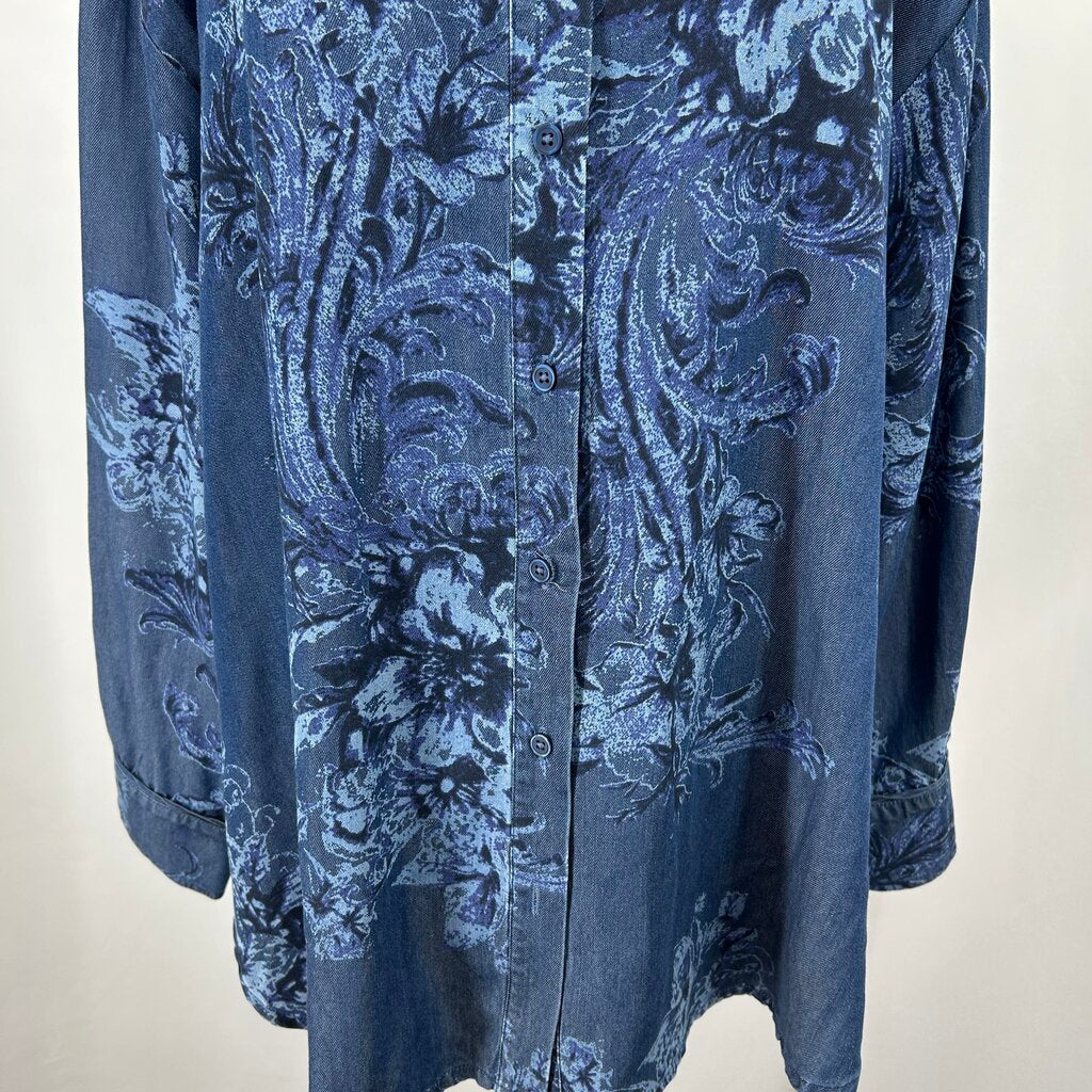Tribal Jeans L/s Floral Shirt